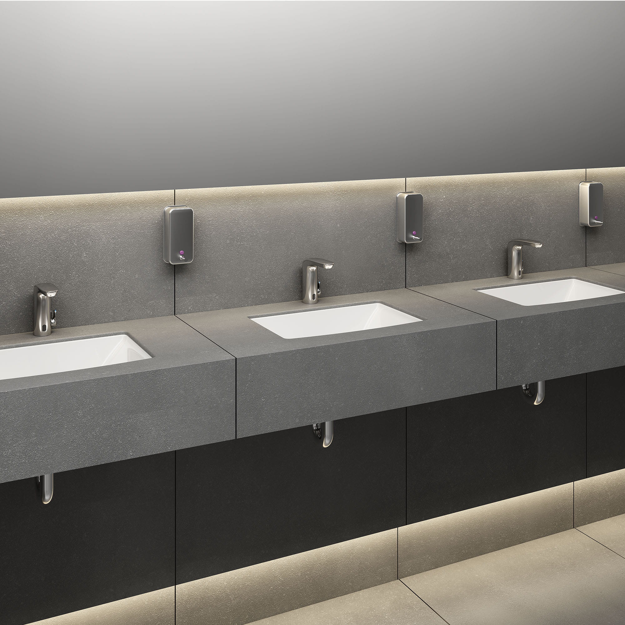 Commercial Bathroom Faucets + Sinks